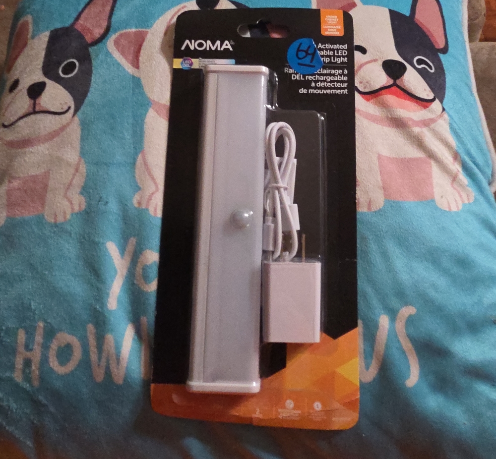 AOMA Rechargeable Motion Sensor LED Bar Light - White